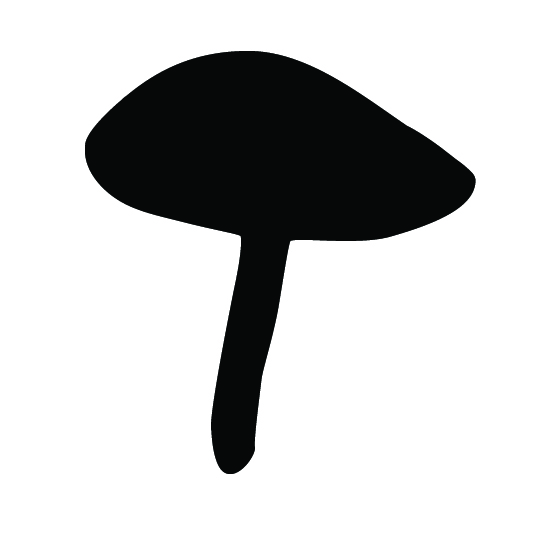 mushroom silhouette clip art - photo #17